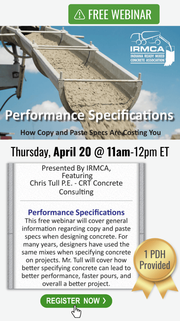 Concrete Talk Webinar 2023 - Performance Specifications