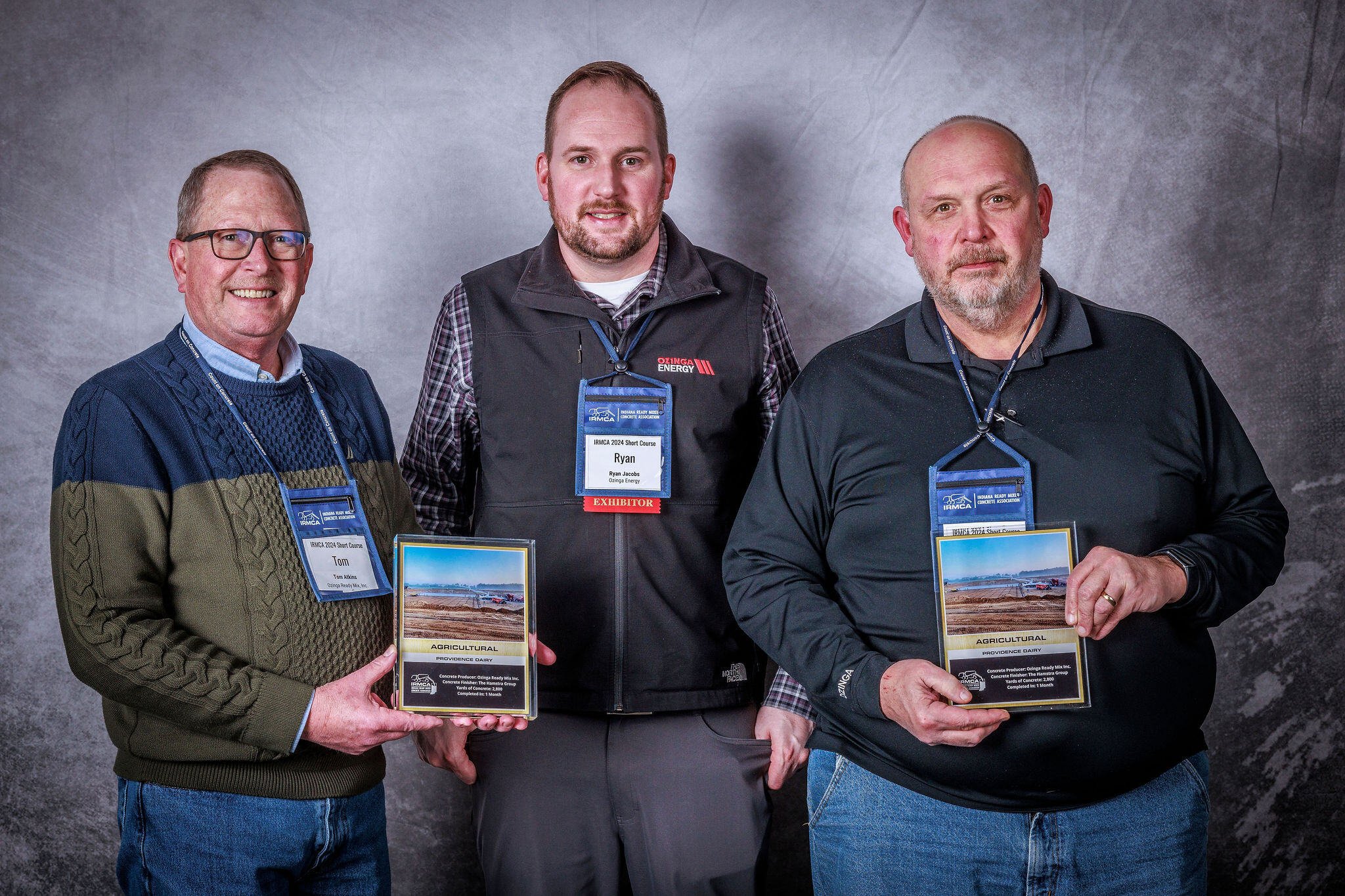 IRMCA Members accept their project award at the 2024 Short Course held in Indianapolis, Indiana at the Hyatt Regency Indianapolis.